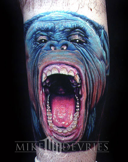 Mike DeVries - Monkey Tattoo